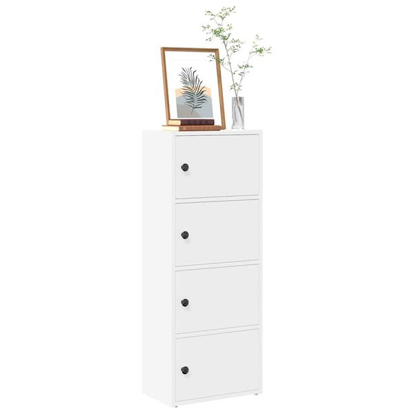 vidaXL Biblioth&egrave;que blanc 40x24x102 cm bois d'ing&eacute;nierie