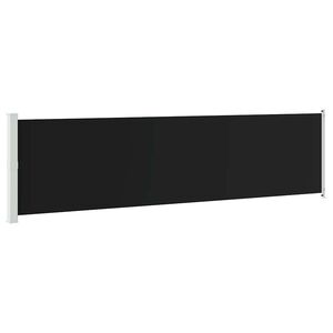 vidaXL Auvent lat&eacute;ral r&eacute;tractable de patio 600x160 cm noir