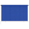 vidaXL Store roulant d'ext&eacute;rieur 245 (l) x 140 (H) cm bleu HDPE