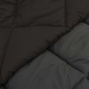 vidaXL Duvet d'&eacute;t&eacute; simple Noir et anthracite 200 x 135 cm Microfibre