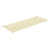 vidaXL Banc Batavia avec coussin cr&egrave;me 150 cm Bois de teck massif