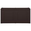 vidaXL Bo&icirc;te &agrave; coussins Marron 86x40x42 cm 85 L