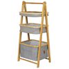 Bo-Camp Armoire pliable avec panier Bayswater Bambou