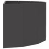 vidaXL Jardini&egrave;re Noir 120 x 60 x 50 cm Acier