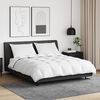 vidaXL Duvet d'hiver avec oreiller 3 pcs Blanc Plume de canard