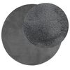 vidaXL Tapis OVIEDO &agrave; poils courts anthracite &Oslash; 280 cm