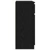 vidaXL Buffet avec tiroir ch&ecirc;ne noir 71x35x84 cm bois d'ing&eacute;nierie