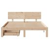 vidaXL Cadre de lit avec tiroirs sans matelas 160x200 cm
