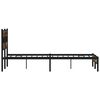 vidaXL Cadre de lit sans matelas avec t&ecirc;te de lit 140x190 cm
