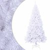 vidaXL Arbre de No&euml;l artificiel avec branches &eacute;paisses blanc 210cm PVC