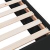 vidaXL Cadre de lit sans matelas noir 140x190 cm