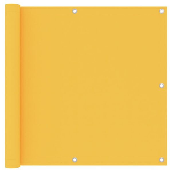 vidaXL &Eacute;cran de balcon Jaune 90x600 cm Tissu Oxford
