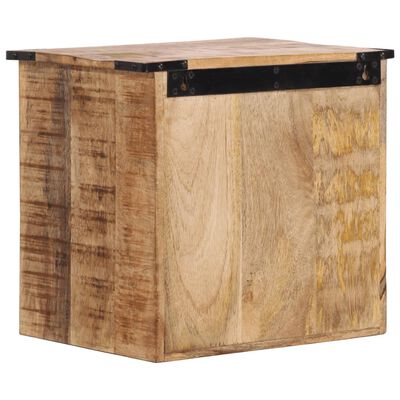 vidaXL Table de chevet 40x30x37 cm bois de manguier massif