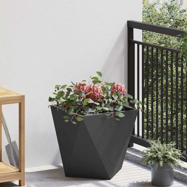 vidaXL Jardini&egrave;re Noir 40 x 40 x 40 cm Acier