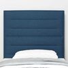 vidaXL T&ecirc;te de lit avec t&ecirc;te de lit Bleu 80 cm Cuir synth&eacute;tique