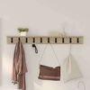 vidaXL Porte-manteau mural Ch&ecirc;ne Sonoma 100 x 10,5 x 10,5 cm