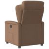 vidaXL Fauteuil inclinable Marron Tissu
