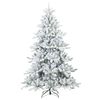 vidaXL Sapin de Noël artificiel à branches pliantes, duveteux de neige