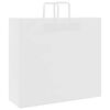 vidaXL Sacs en papier 250 pcs avec poign&eacute;es blanc 54x15x49 cm