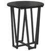 vidaXL Ensemble de tables d'appoint 2 pcs Ch&ecirc;ne noir