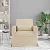 vidaXL Canap&eacute; Cr&egrave;me Dimensions globales: 78 x 78 x 80 cm (l x P x H)