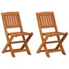 vidaXL Chaises &agrave; manger pour enfants lot de 2 Bois d'eucalyptus