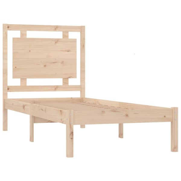 vidaXL Cadre de lit sans matelas 100x200 cm bois massif