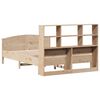 vidaXL Lit biblioth&egrave;que sans matelas 140x190 cm bois de pin massif