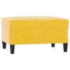 vidaXL Ensemble de canap&eacute;s 3 pcs coussins d&eacute;coratifs et coussins Jaune