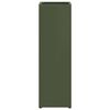 vidaXL Porte-parapluie avec stockage Olive 15,5 x 15,5 x 49 cm M&eacute;tal