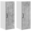 vidaXL Armoire de cuisine Kalmar 2 pcs Gris b&eacute;ton 30 x 31 x 80 cm