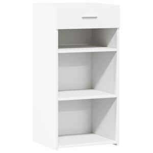 vidaXL Buffet blanc 45x42,5x93 cm bois d'ing&eacute;nierie