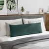 vidaXL Coussins de canap&eacute; 2 pcs Vert fonc&eacute; 120 x 40 cm
