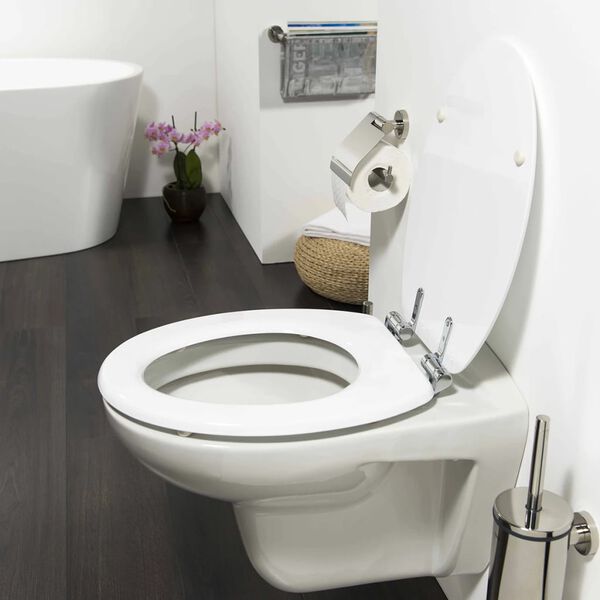 Tiger Abattant WC à fermeture en douceur Reno MDF Blanc 252350646