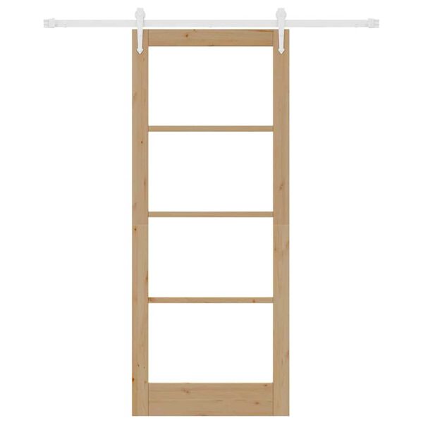 vidaXL Porte coulissante Naturel 86 x 211 cm