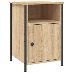 vidaXL Table de chevet ch&ecirc;ne sonoma 40x42x60 cm bois d'ing&eacute;nierie