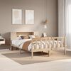 vidaXL Lit biblioth&egrave;que sans matelas 160x200 cm bois massif de pin