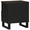 vidaXL Cabinet de chevet avec tiroir 2 pcs Noyer 40 x 33 x 46 cm