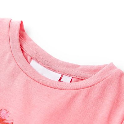 T-shirt pour enfants rose néon 92