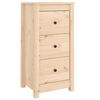 vidaXL Buffets 2 pcs 40x35x80 cm bois massif de pin