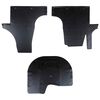 vidaXL Tapis de voiture 3 pcs Noir Adapt&eacute; pour VW T5 2010-2015