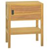 vidaXL Armoire de salle de bain 60x40x75 cm Bois de teck solide