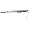 vidaXL Cadre de store manuel avec LEDs Anthracite 3,5 x 2 m Aluminium