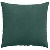 vidaXL Coussins de canap&eacute; 2 pcs Vert fonc&eacute; 50 x 50 cm