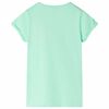 T-shirt pour enfants vert vif 92