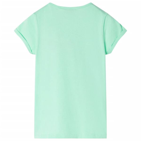 T-shirt pour enfants vert vif 92