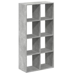 vidaXL &Eacute;tag&egrave;re s&eacute;paratrice de pi&egrave;ce gris b&eacute;ton 69,5x29x137,5 cm