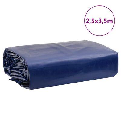 vidaXL Bâche bleu 2,5x3,5 m 650 g/m²