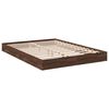 vidaXL Cadre de lit sans matelas ch&ecirc;ne marron 140x200 cm