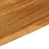 vidaXL Dessus de table &agrave; bord vivant 80x20x2,5 cm bois massif manguier